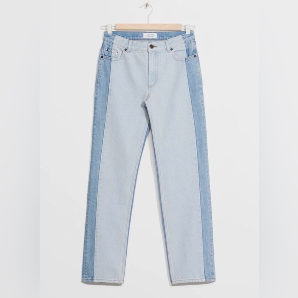 Paris Atelier & Other Stories High Rise Colorblock Jeans